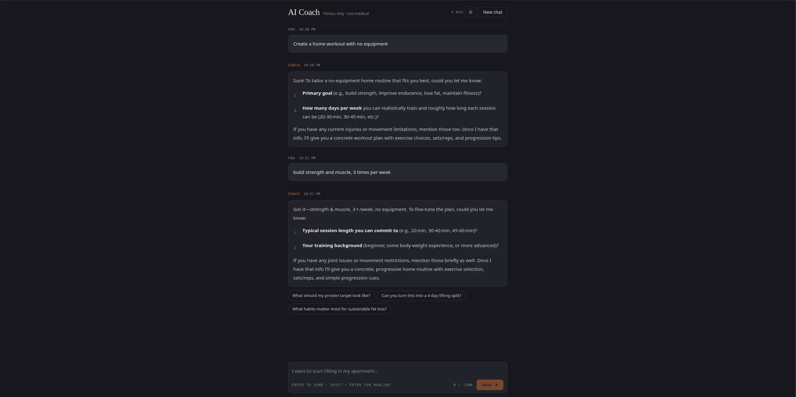 AI Fitness Coach preview